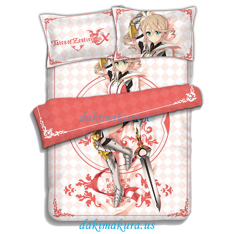 Alisha-Tales of Zestiria Japanese Anime Bed Sheet Duvet Cover with Pillow Covers